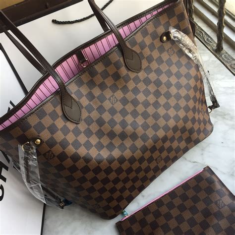 lv damier mm neverfull|louis vuitton damier ebene.